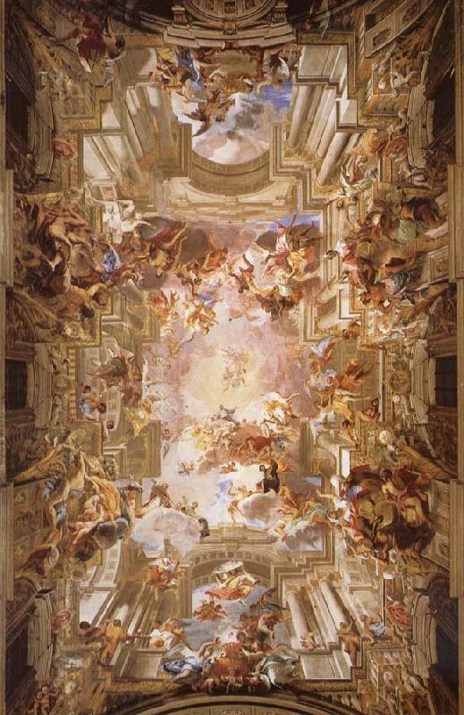 Andrea Pozzo The apotheosis of St. lgnatius oil painting image